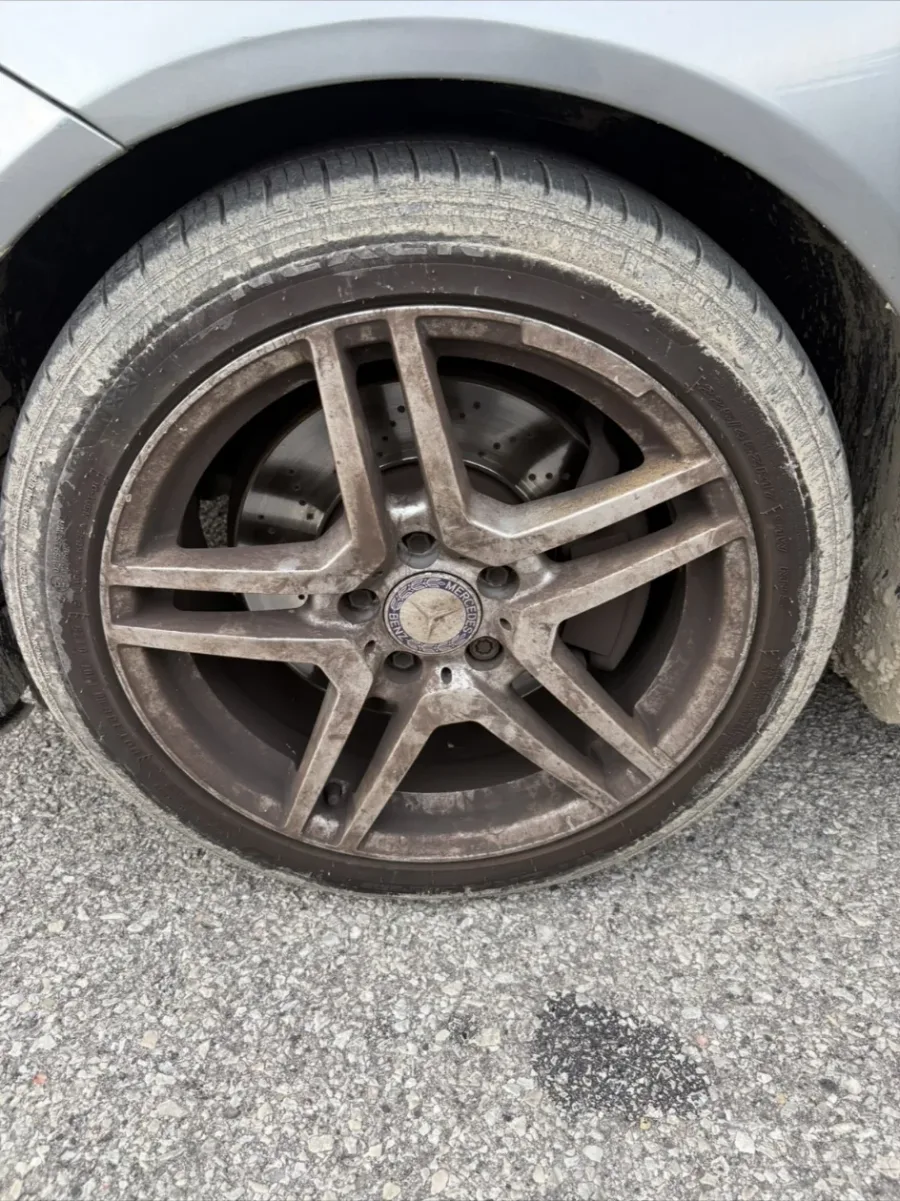Before wheel and tire cleaning by JMcKay's Mobile Auto Detailing